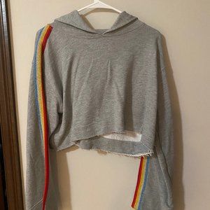 Spiritual Gangster Cropped Sweatshirt, Size Small